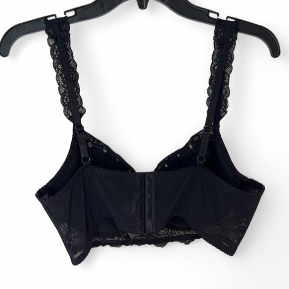 Burgundy velvet killstar bra - Picture 5 of 6